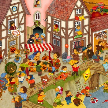 Mein Dorf im Herbst
Suche Karli, das kleine Kaninchen
Mein Dorf im Herbst
Suche Karli, das kleine Kaninchen