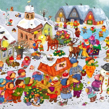 Juchhe, der erste Schnee
Suche die kleinen und großen Schneemänner Juchhe, der erste Schnee
Suche die kleinen und großen Schneemänner