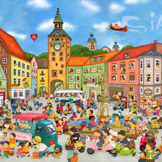Poster, Puzzle, Geschenk-
papier, Frühstücksbrett
Broschüre Poster, Puzzle, Geschenk-
papier, Frühstücksbrett
Broschüre